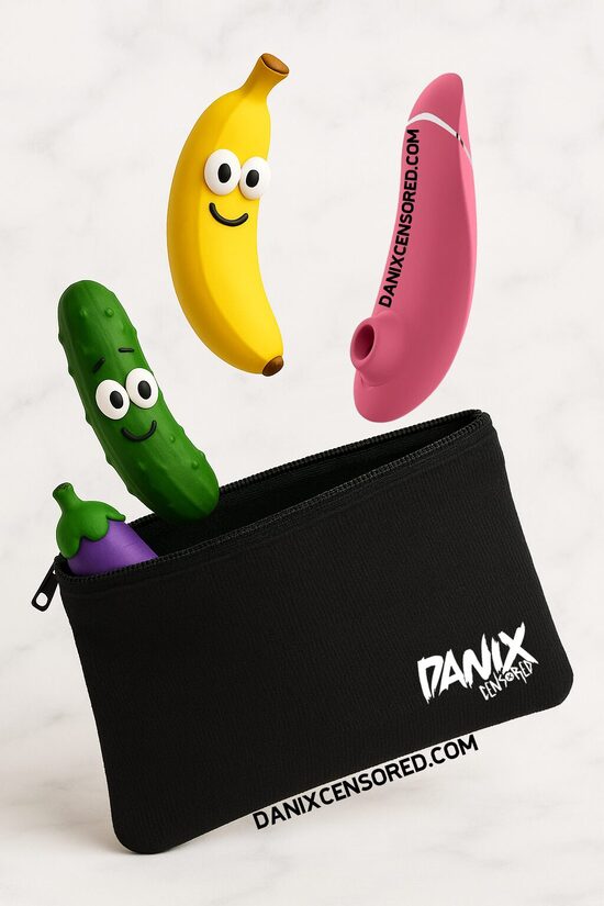 Pochette Zippée Personnalisée pour Sextoy Maquillage Portefeuille [DANIX CENSORED]
